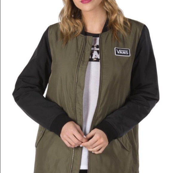 Vans Jackets & Blazers - Vans Boom Boom Long Bomber Jkt “Off the Walls”